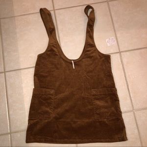 Free People corduroy dress